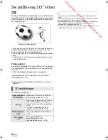 Preview for 274 page of Panasonic DMPBDT100 - 3D BLU-RAY DISC PLAYER Operating Instructions Manual