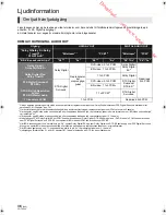 Preview for 290 page of Panasonic DMPBDT100 - 3D BLU-RAY DISC PLAYER Operating Instructions Manual