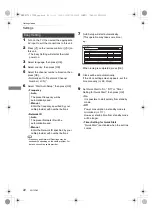 Предварительный просмотр 22 страницы Panasonic DMR-BCT73 Operating Instructions Manual