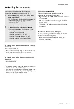 Preview for 28 page of Panasonic DMR-BCT730 Operating Instructions Manual