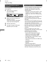 Preview for 36 page of Panasonic DMR-BCT74 Operating Instructions Manual