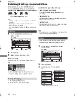 Preview for 50 page of Panasonic DMR-BCT74 Operating Instructions Manual