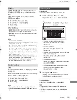 Preview for 99 page of Panasonic DMR-BCT74 Operating Instructions Manual