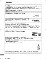 Предварительный просмотр 116 страницы Panasonic DMR-BCT74 Operating Instructions Manual