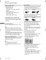 Preview for 10 page of Panasonic DMR-BCT740 Operating Instructions Manual