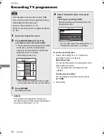 Preview for 34 page of Panasonic DMR-BCT740 Operating Instructions Manual