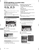 Preview for 54 page of Panasonic DMR-BCT740 Operating Instructions Manual