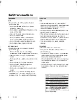 Preview for 2 page of Panasonic DMR-BCT760 Operating Instructions Manual