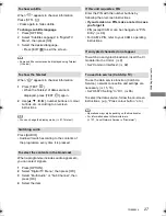 Preview for 27 page of Panasonic DMR-BCT760 Operating Instructions Manual