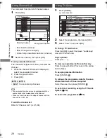 Preview for 28 page of Panasonic DMR-BCT760 Operating Instructions Manual