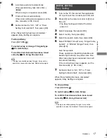 Preview for 17 page of Panasonic DMR-BCT765 Operating Instructions Manual