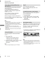 Предварительный просмотр 32 страницы Panasonic DMR-BCT940 Operating Instructions Manual