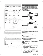 Preview for 77 page of Panasonic DMR-BCT940 Operating Instructions Manual