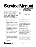 Preview for 1 page of Panasonic DMR-BS780EB Service Manual