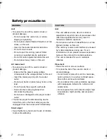 Preview for 2 page of Panasonic DMR-BST730 Operating Instructions Manual