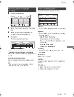 Предварительный просмотр 37 страницы Panasonic DMR-BST730 Operating Instructions Manual