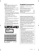 Preview for 3 page of Panasonic DMR-BST835 Operating Instructions Manual