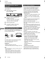 Preview for 38 page of Panasonic DMR-BST835 Operating Instructions Manual