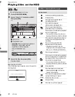 Preview for 40 page of Panasonic DMR-BST835 Operating Instructions Manual