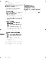 Preview for 54 page of Panasonic DMR-BST835 Operating Instructions Manual