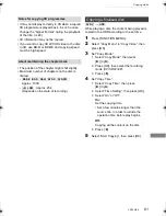 Preview for 61 page of Panasonic DMR-BST835 Operating Instructions Manual