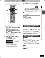 Preview for 23 page of Panasonic DMR-BW500 Operating Instructions Manual