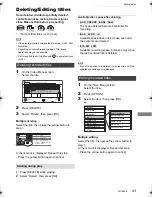 Preview for 43 page of Panasonic DMR-BWT450 Operating Instructions Manual