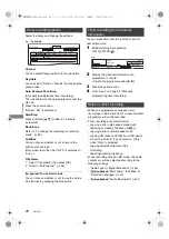 Предварительный просмотр 26 страницы Panasonic DMR-BWT460 Operating Instructions Manual