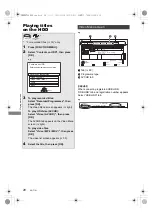 Предварительный просмотр 28 страницы Panasonic DMR-BWT460 Operating Instructions Manual