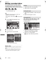 Preview for 42 page of Panasonic DMR-BWT835 Operating Instructions Manual