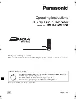 Panasonic DMR-BWT850 Operating Instructions Manual preview