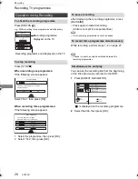 Предварительный просмотр 28 страницы Panasonic DMR-BWT945 Operating Instructions Manual