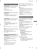 Предварительный просмотр 27 страницы Panasonic DMR-BWT955 Operating Instructions Manual