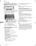 Предварительный просмотр 32 страницы Panasonic DMR-BWT955 Operating Instructions Manual