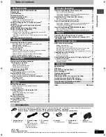 Preview for 3 page of Panasonic DMR-E500HS Operating Instructions Manual