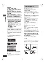 Preview for 2 page of Panasonic DMR-E55EBL Operating Instructions Manual