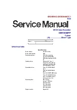 Panasonic DMR-E60PP Service Manual preview