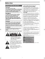 Предварительный просмотр 2 страницы Panasonic DMR-E75VS Operating Instructions Manual