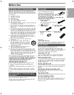 Предварительный просмотр 3 страницы Panasonic DMR-E75VS Operating Instructions Manual