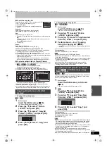 Preview for 57 page of Panasonic DMR-EH53 Operating Instructions Manual