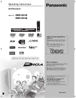 Panasonic DMR-EH56 Operating Instructions Manual preview