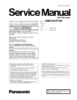 Panasonic DMR-EH57GN Service Manual preview