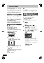 Preview for 58 page of Panasonic DMR-EH635 Operating Instructions Manual