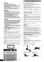 Preview for 2 page of Panasonic DMR-ES18 Operating Instructions Manual