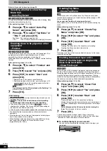 Preview for 36 page of Panasonic DMR-ES18 Operating Instructions Manual