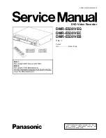 Предварительный просмотр 1 страницы Panasonic DMR-ES30VEB Service Manual