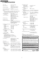 Предварительный просмотр 8 страницы Panasonic DMR-ES35VEG Service Manual