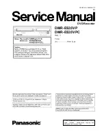 Panasonic DMR-ES35VP Service Manual preview