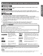 Preview for 3 page of Panasonic DMR-ES35VS Operating Instruction