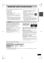 Preview for 3 page of Panasonic DMR-ES36V Operating Instructions Manual